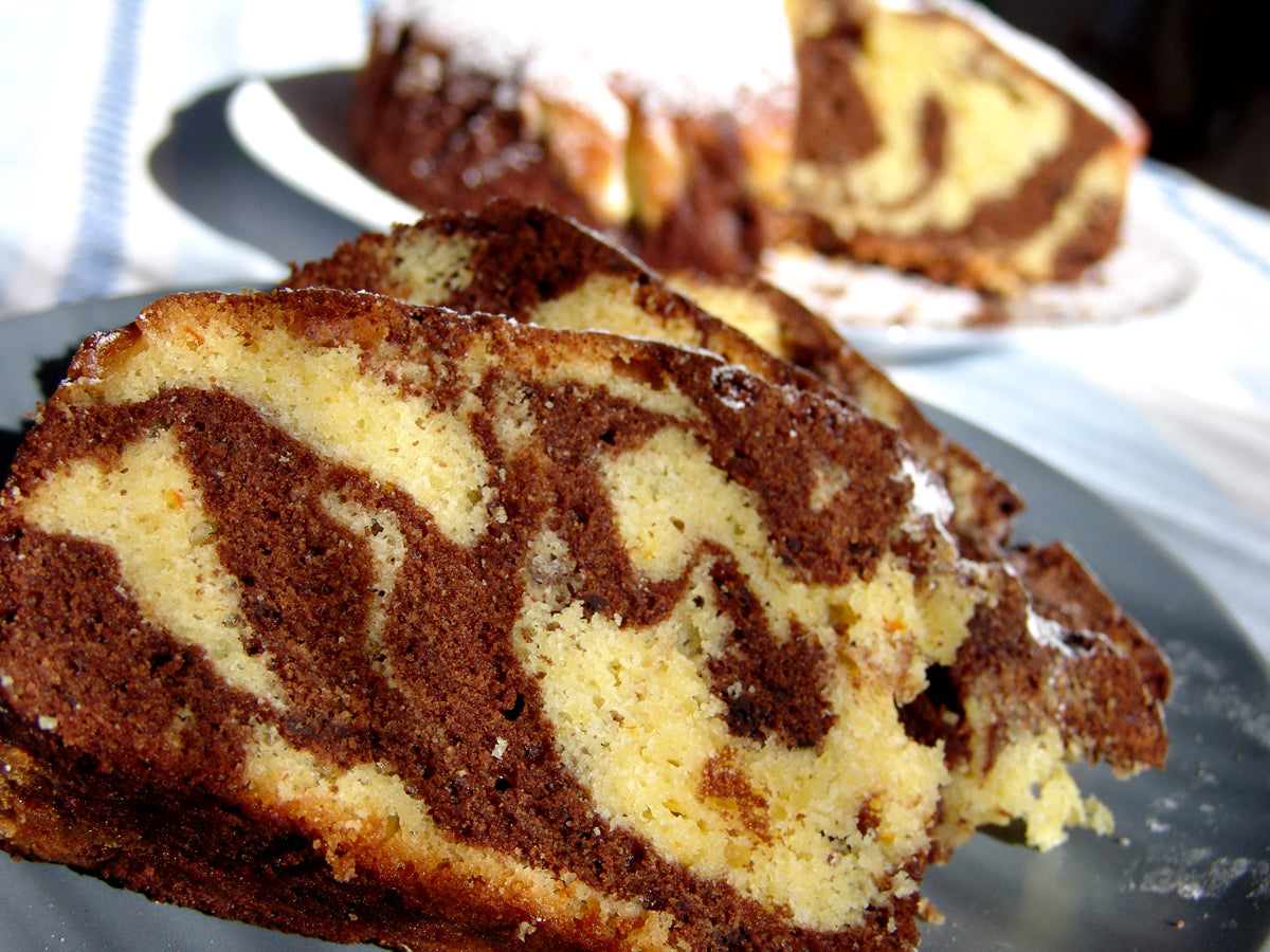 Vanilla marble cake
