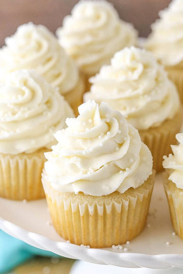 Moist Vanilla Cupcakes