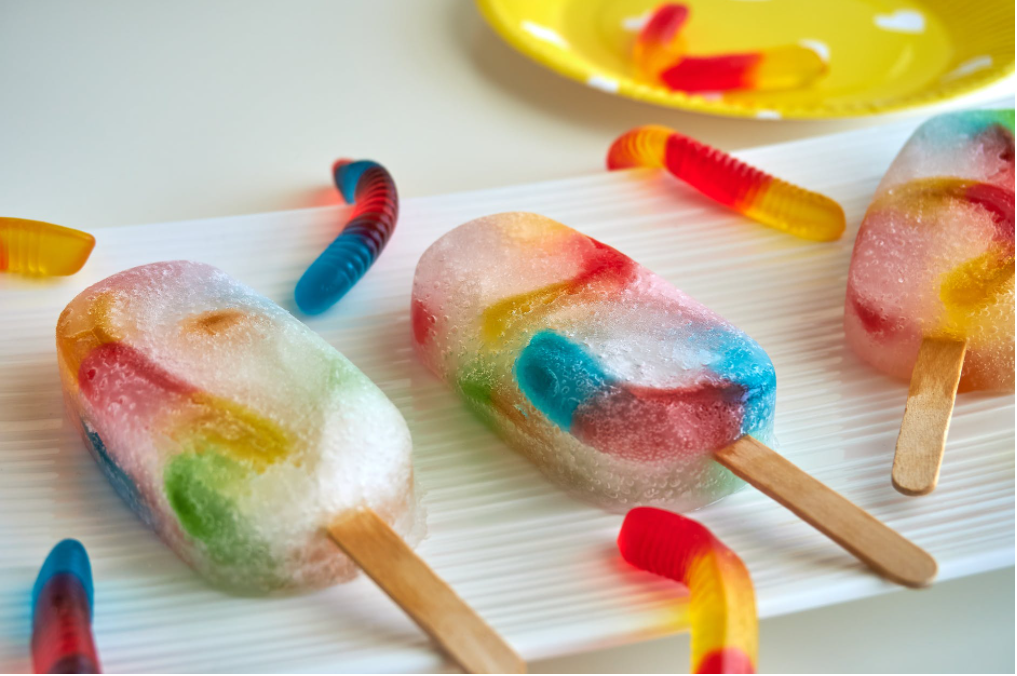 vanilla icecream popsicle